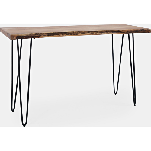 Nature's Edge 50" Sofa Table in Acacia Wood & Iron